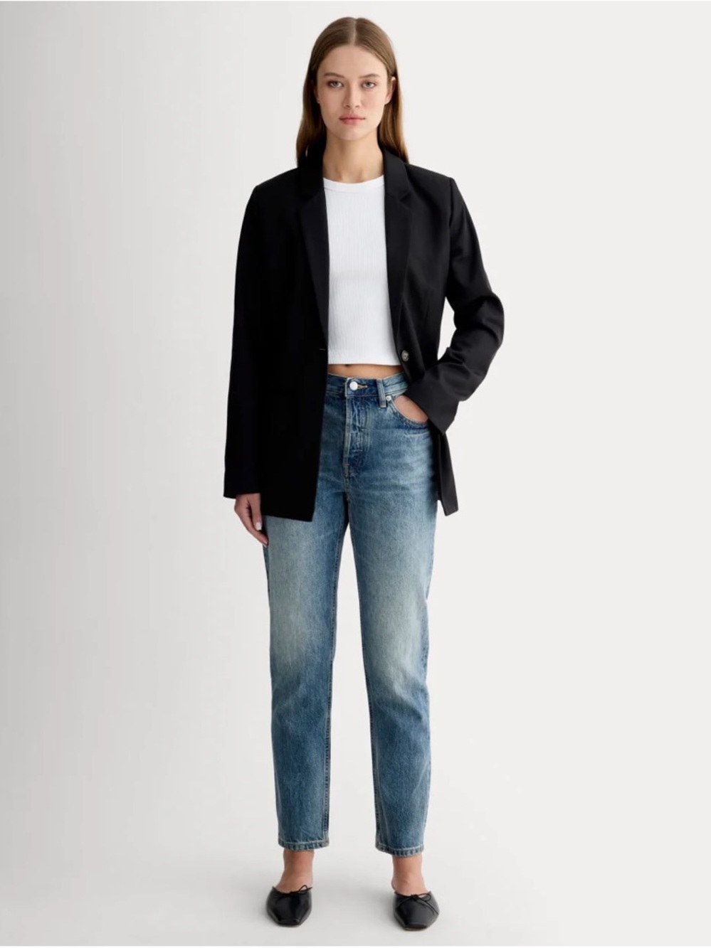 Everlane 90s cheeky Jean 26.5” inseam